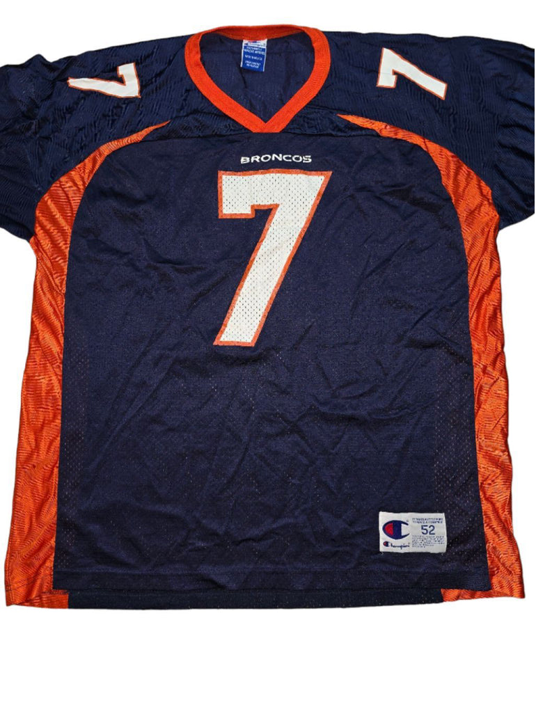 Vintage 90s John Elway Denvor Broncos Champion NFL Football Jersey Size 52
