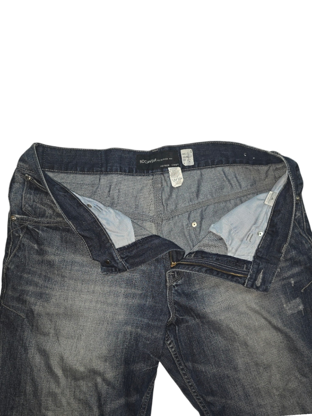 Vintage Y2K Men's Rocawear Regular Fit Jeans Blue 38