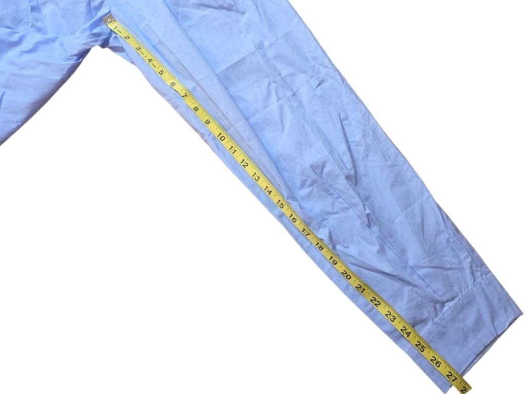 Women's Who What Wear Light Blue Ankle Pleated Tapered Pants Size 2 MSRP $34.99