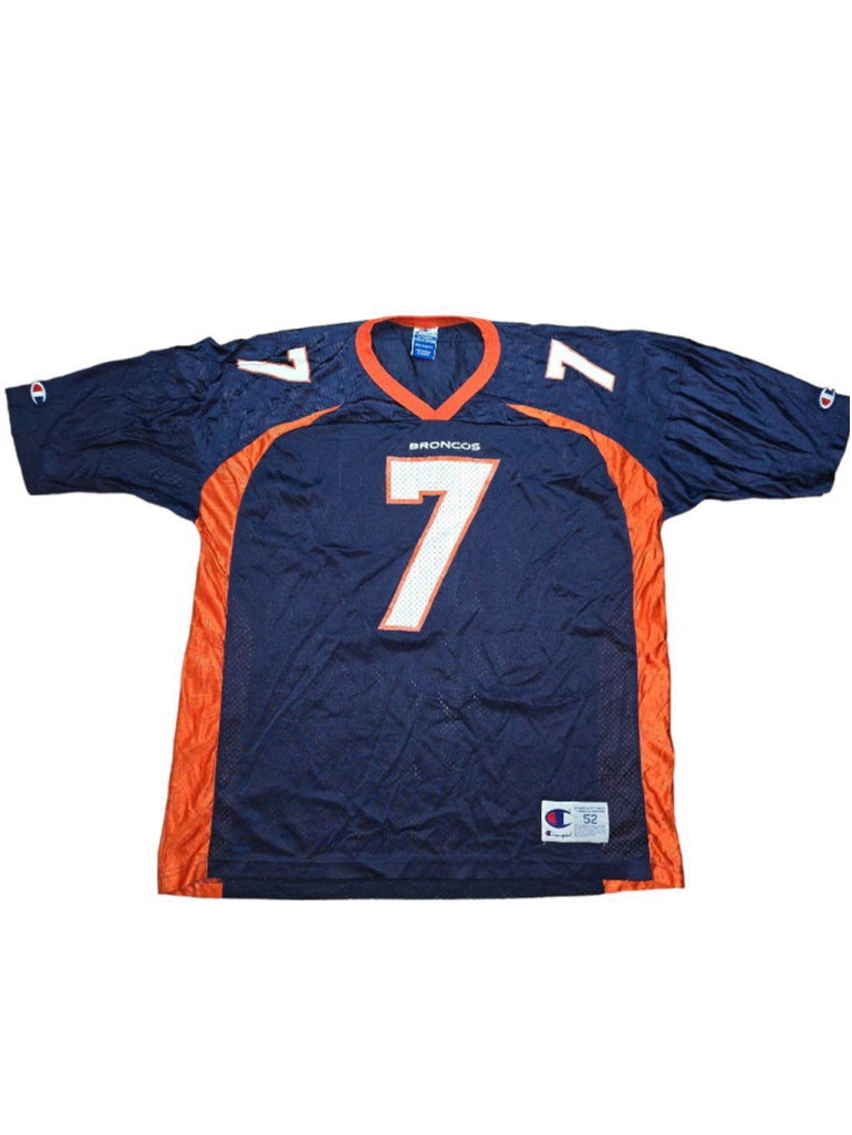 Vintage 90s John Elway Denvor Broncos Champion NFL Football Jersey Size 52