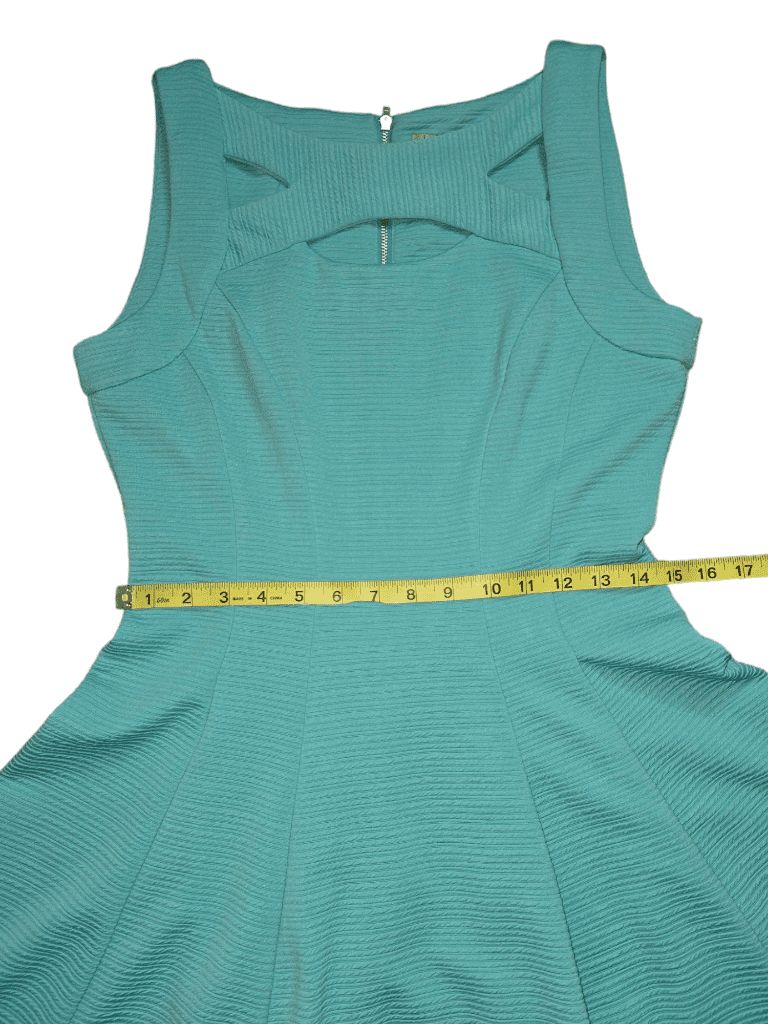 Women's Danny & Nicole Fit & Flare Aqua Green Dress Size 6