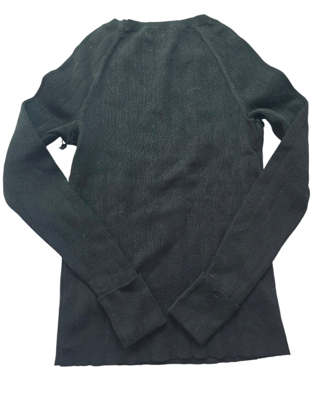 Women's Treasure & Bond Black Ribbed Sweater XS NEW