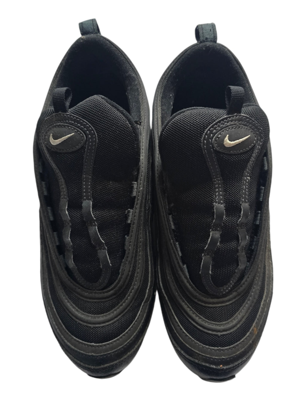 Men'sNike Air Max 97 Shoes SZ 9 Triple Black Sneakers 921826-015