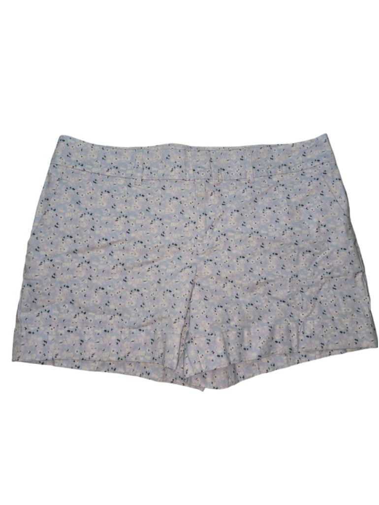 Women's Tommy Hilfiger Floral Shorts Size 16 Purple Blue