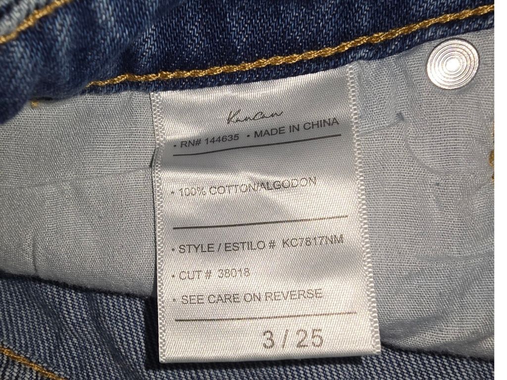 KanCan Distressed Denim Jean Shorts Size 3 Waist 25 Blue
