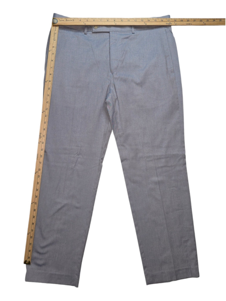 Men's Lauren Ralph Lauren Blue Gray Dress Pants Size 34W x 30L