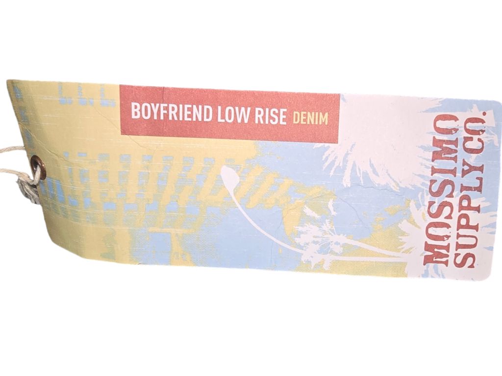 Women's Mossimo Supply Co. Boyfriend Low Rise Jeans Size 9 Blue NWT