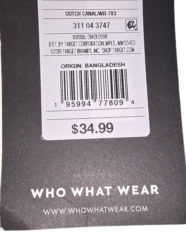 Women's Who What Wear Light Blue Ankle Pleated Tapered Pants Size 2 MSRP $34.99