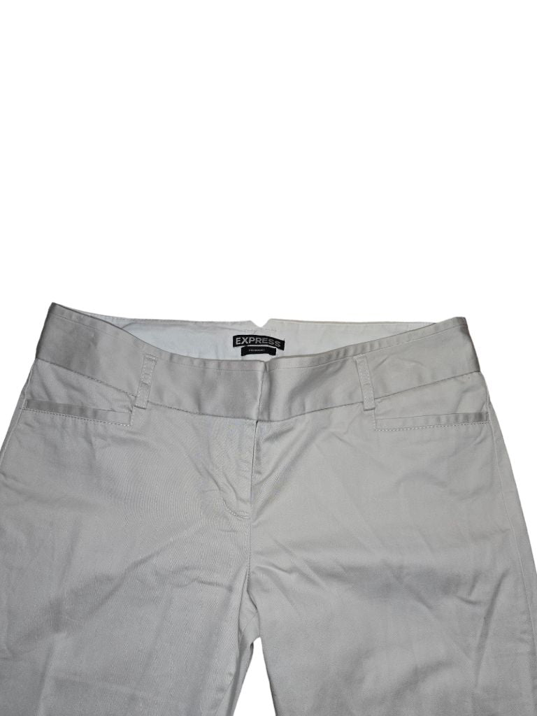 Women's Express Columnist Beige Khaki Bootcut Pants Size 4