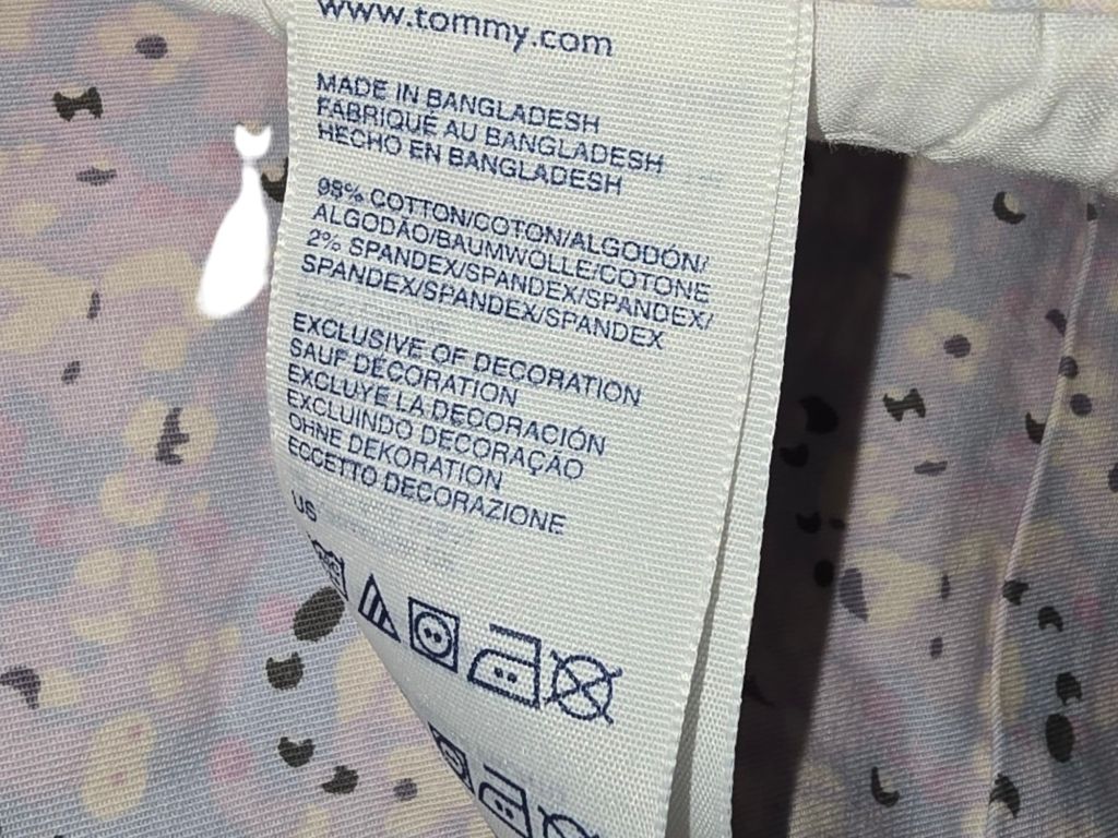 Women's Tommy Hilfiger Floral Shorts Size 16 Purple Blue