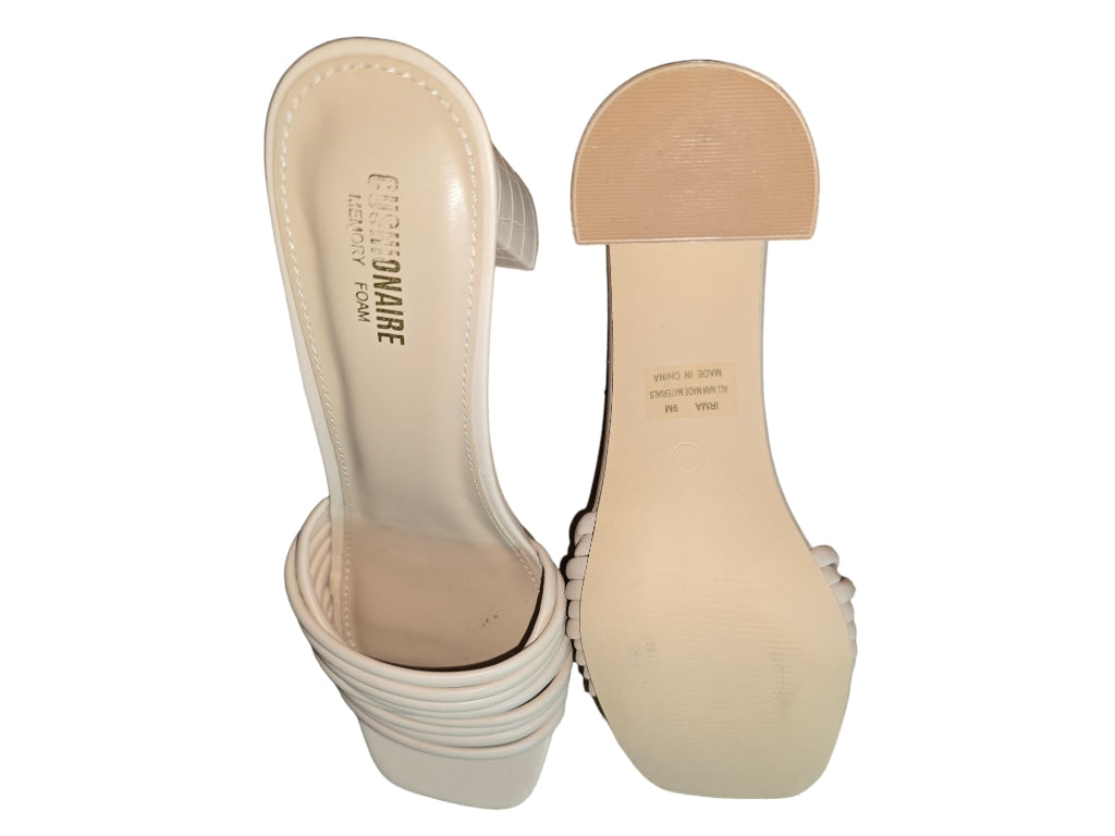Women's DOLCE VITA Priana Heels Cream 9 Slip On Block Heel