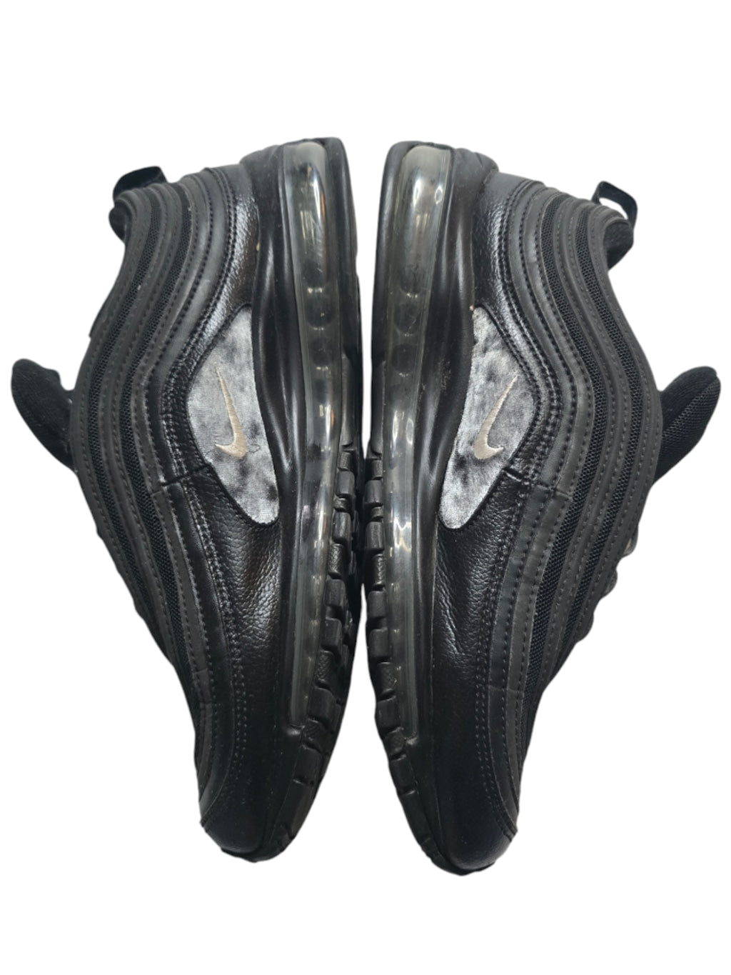 Men'sNike Air Max 97 Shoes SZ 9 Triple Black Sneakers 921826-015