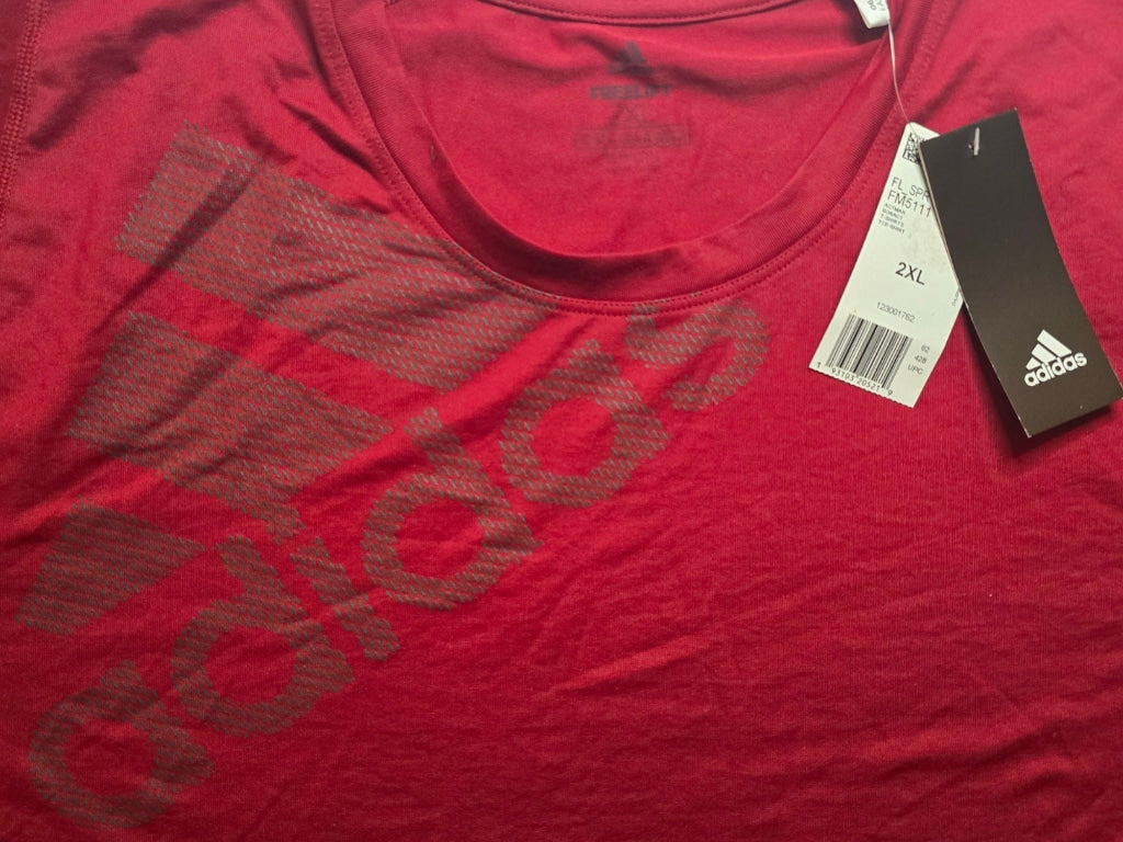 Men's Adidas Active T-Shirt Red 2XL