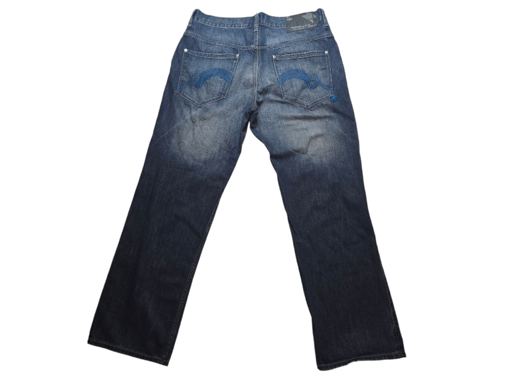 Vintage Y2K Men's Rocawear Regular Fit Jeans Blue 38