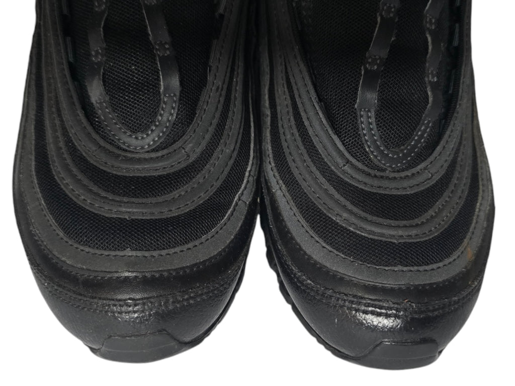 Men'sNike Air Max 97 Shoes SZ 9 Triple Black Sneakers 921826-015