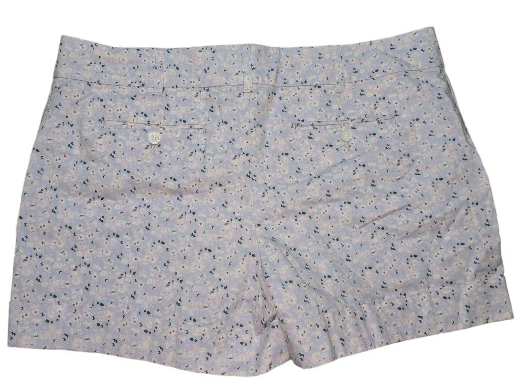 Women's Tommy Hilfiger Floral Shorts Size 16 Purple Blue