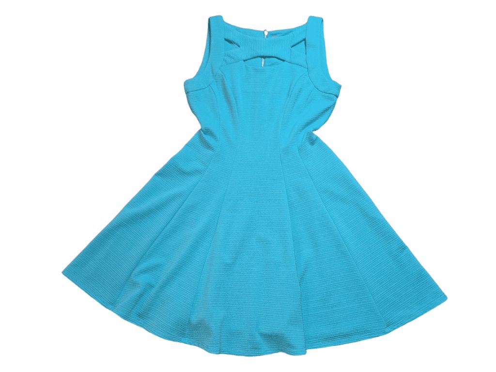 Women's Danny & Nicole Fit & Flare Aqua Green Dress Size 6