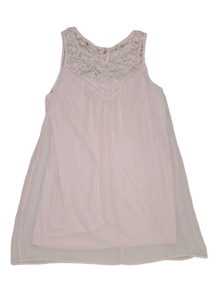 Lily Rose Pink Lace Baby Doll Dress Size M