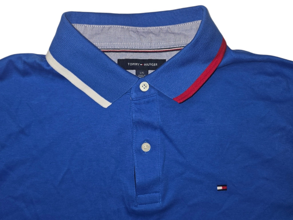 Men's Tommy Hilfiger Polo Shirt, Size L, Royal Blue