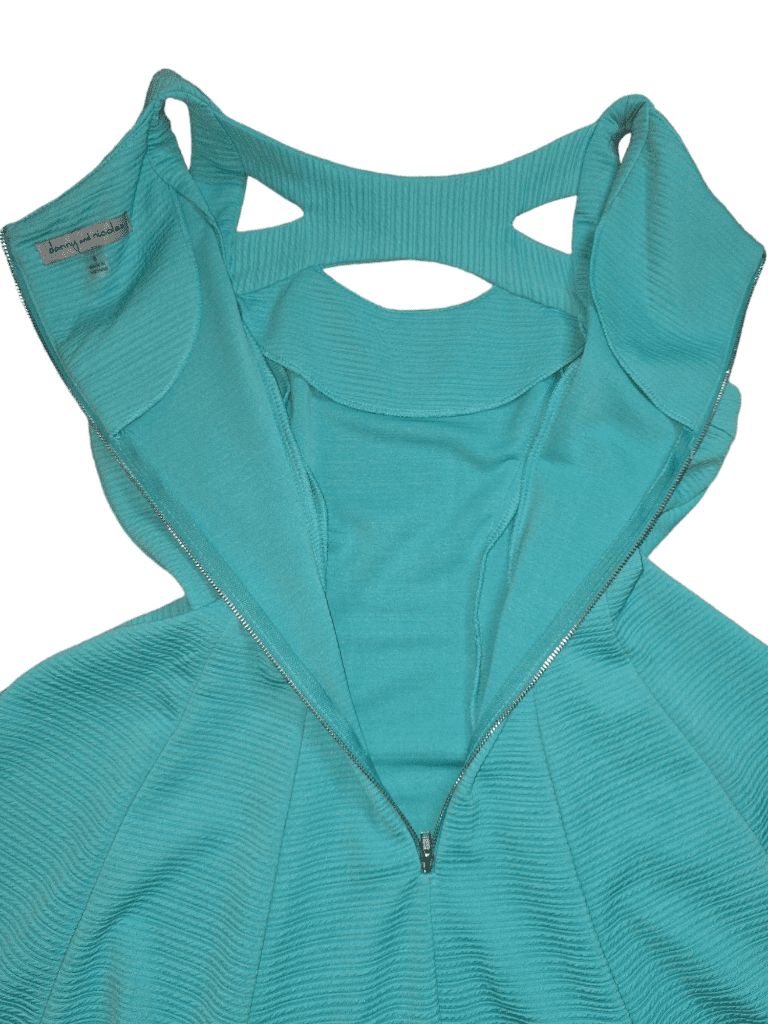 Women's Danny & Nicole Fit & Flare Aqua Green Dress Size 6