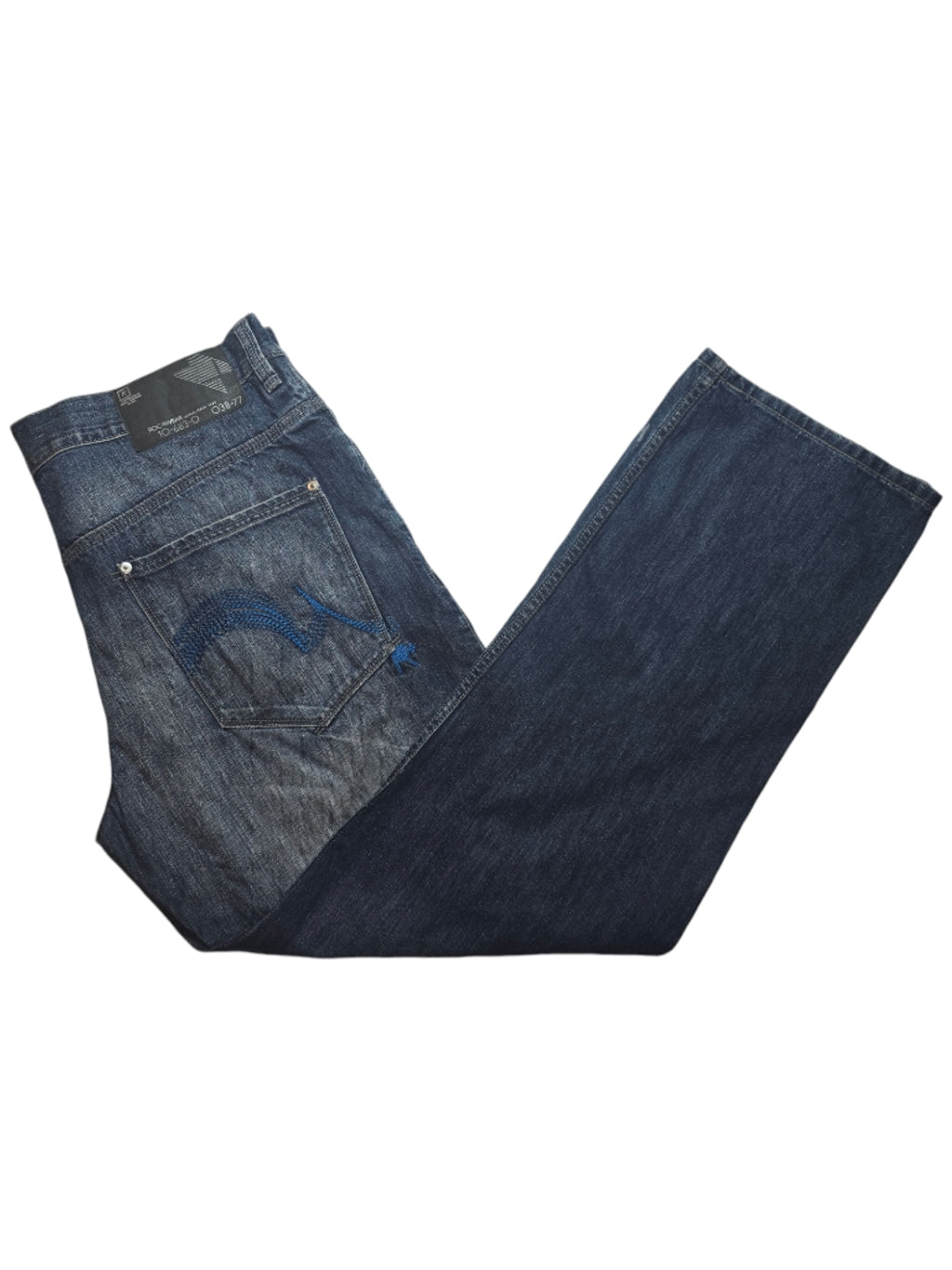 Vintage Y2K Men's Rocawear Regular Fit Jeans Blue 38