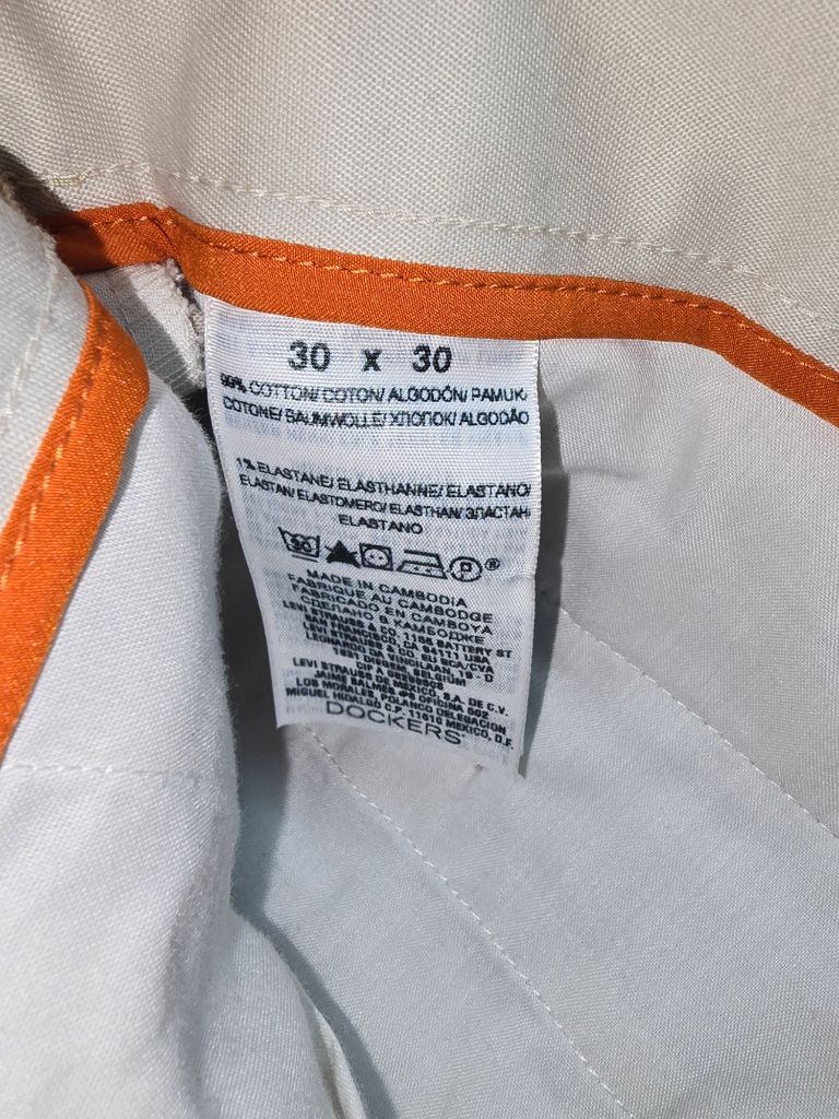 Men's Dockers Signature Lux Cotton Straight Fit Pants, 30x30, Beige