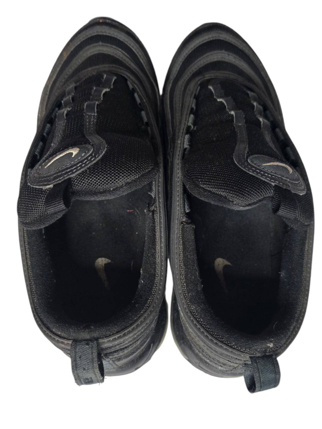 Men'sNike Air Max 97 Shoes SZ 9 Triple Black Sneakers 921826-015