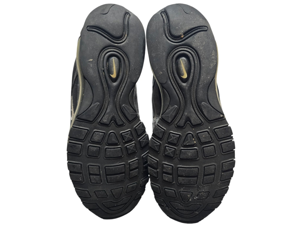 Men'sNike Air Max 97 Shoes SZ 9 Triple Black Sneakers 921826-015