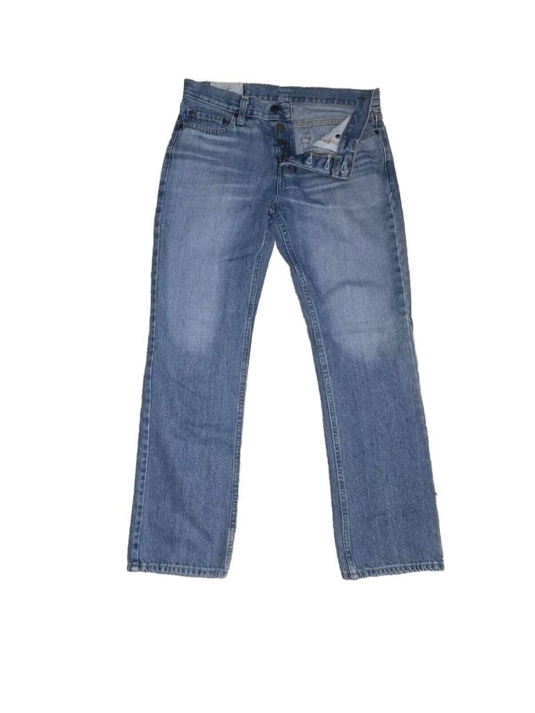 HOLISTER BUTTON FLY CLASSIC STRAIGHT BLUE DENIM JEANS 29X30