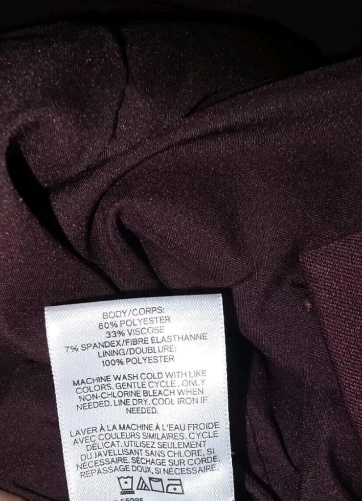 NWT Express Burgandy Zip Back Pencil Skirt Size 2 *MSRP $60*