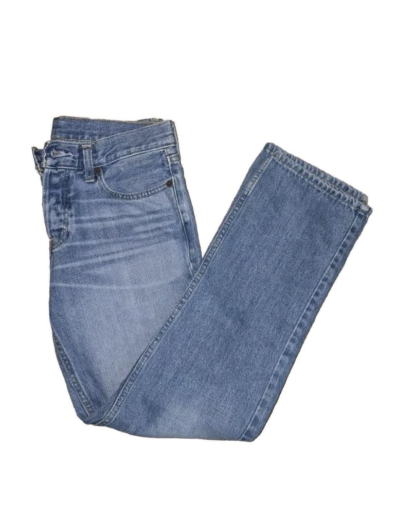 HOLISTER BUTTON FLY CLASSIC STRAIGHT BLUE DENIM JEANS 29X30