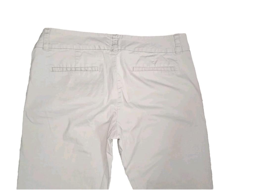 Old Navy Pants Size 10 Womens Flare Low-Rise Casual Stretch Pockets Chino Khaki