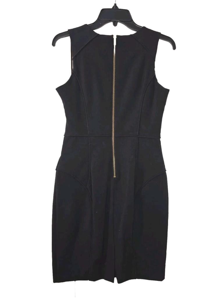 Candie's Size 5 Black Sleeveless Stretch Sheath Profesional Career Dress