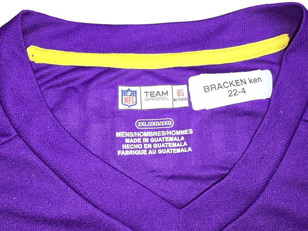 NFL Minesota Vikings Stefon Diggs Purple Jersey Size 2XL NFL Team Apparel