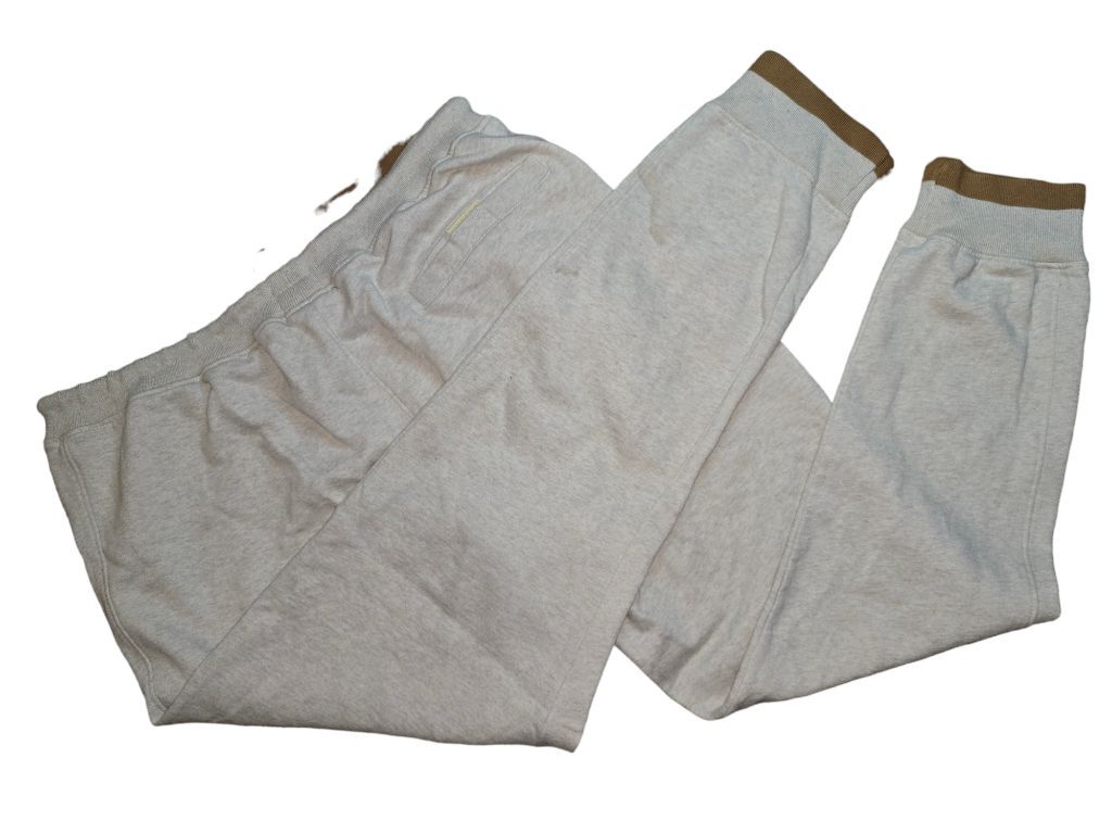 Men's Born Fly Oatmeal and Brown Sweatpants 2XL