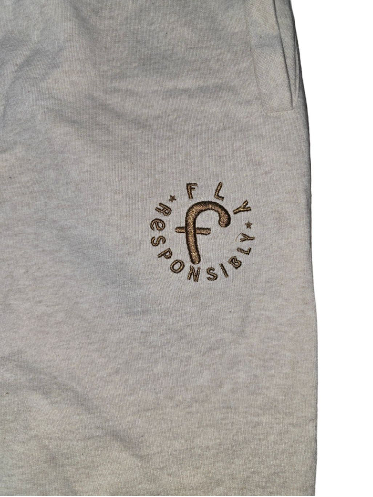 Men's Born Fly Oatmeal and Brown Sweatpants 2XL