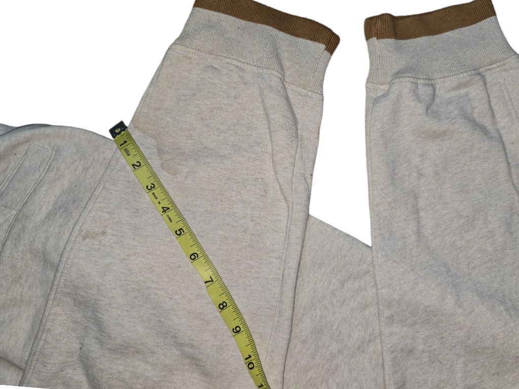 Men's Born Fly Oatmeal and Brown Sweatpants 2XL