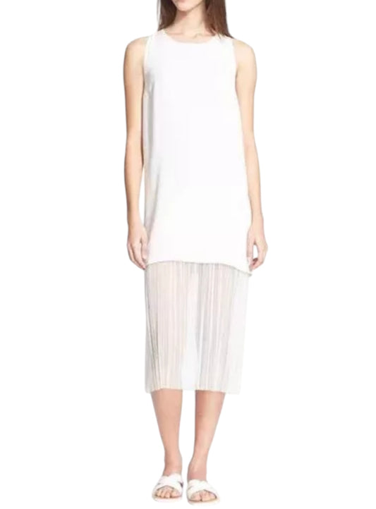 New! $450 Elizabeth and James 'Kisa' Midi Ivory Midi White Tulle Dress Sz M