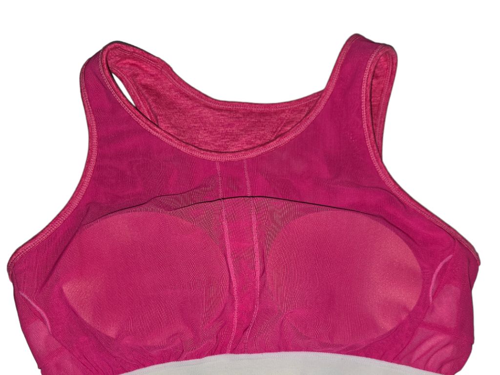 Nannette Lepore Pink Paisley Active Dress Built In Bra LARGE