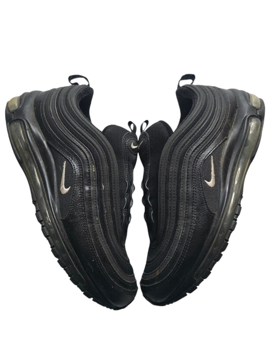 Men'sNike Air Max 97 Shoes SZ 9 Triple Black Sneakers 921826-015