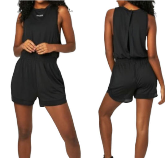 Women's Everlast Black Athletic Shorts Romper Size 4 SMALL