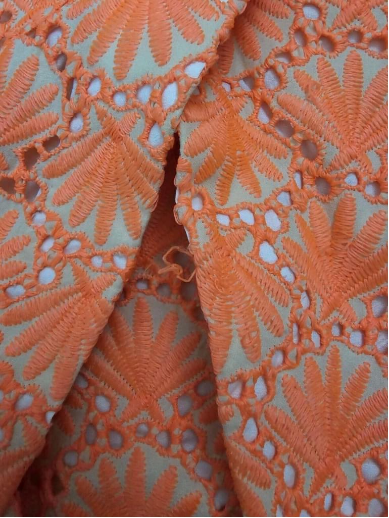 Lilly Pulitzer Mark Seashell Eyelet Skort Coral Size 2 Back Zipper Shorts