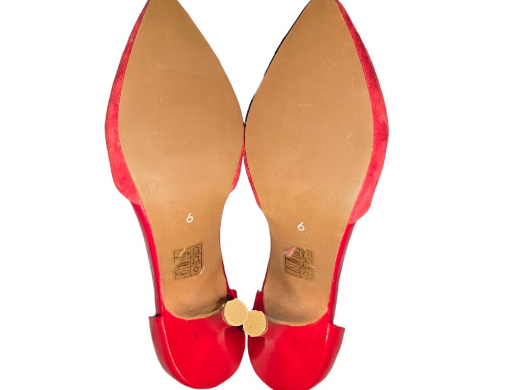 Jeffrey Campbell IBIZA LAST Red Suede Heels Size 6