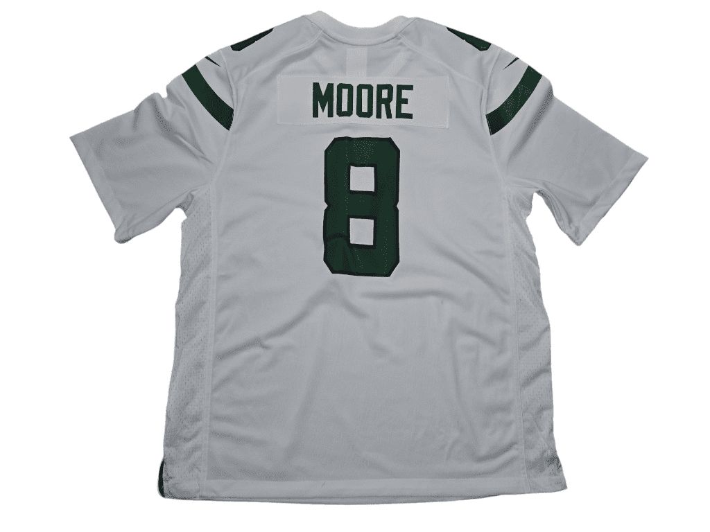 Men's Nike New York Jets Elijah Moore #8 Football Jersey Size XL White