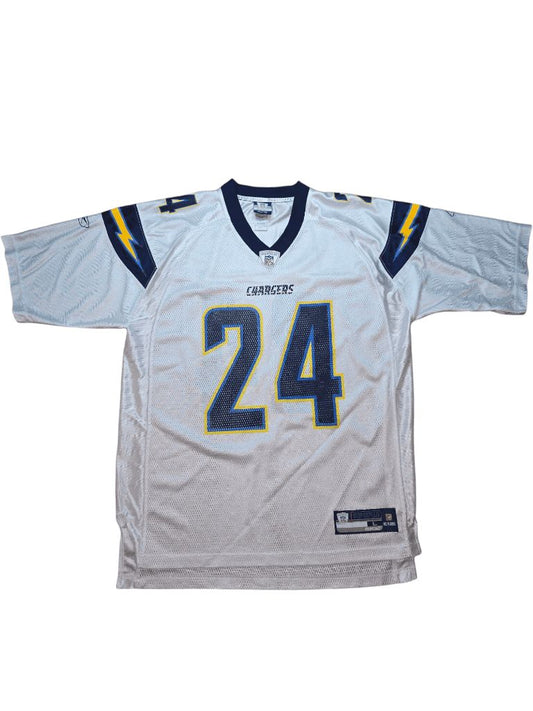 NFL Reebok San Diego Chargers Ryan Mathews Jersey - White  Size L #24