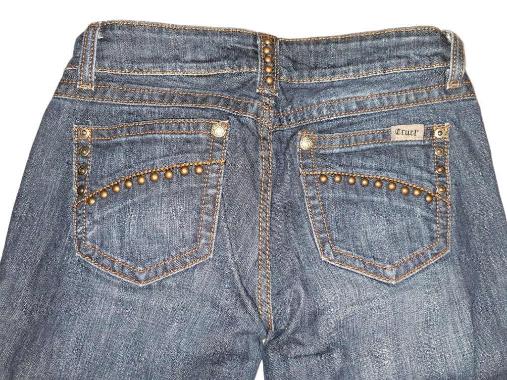 Cruel KENNEDI Studded Straight Leg Jeans - Size 7