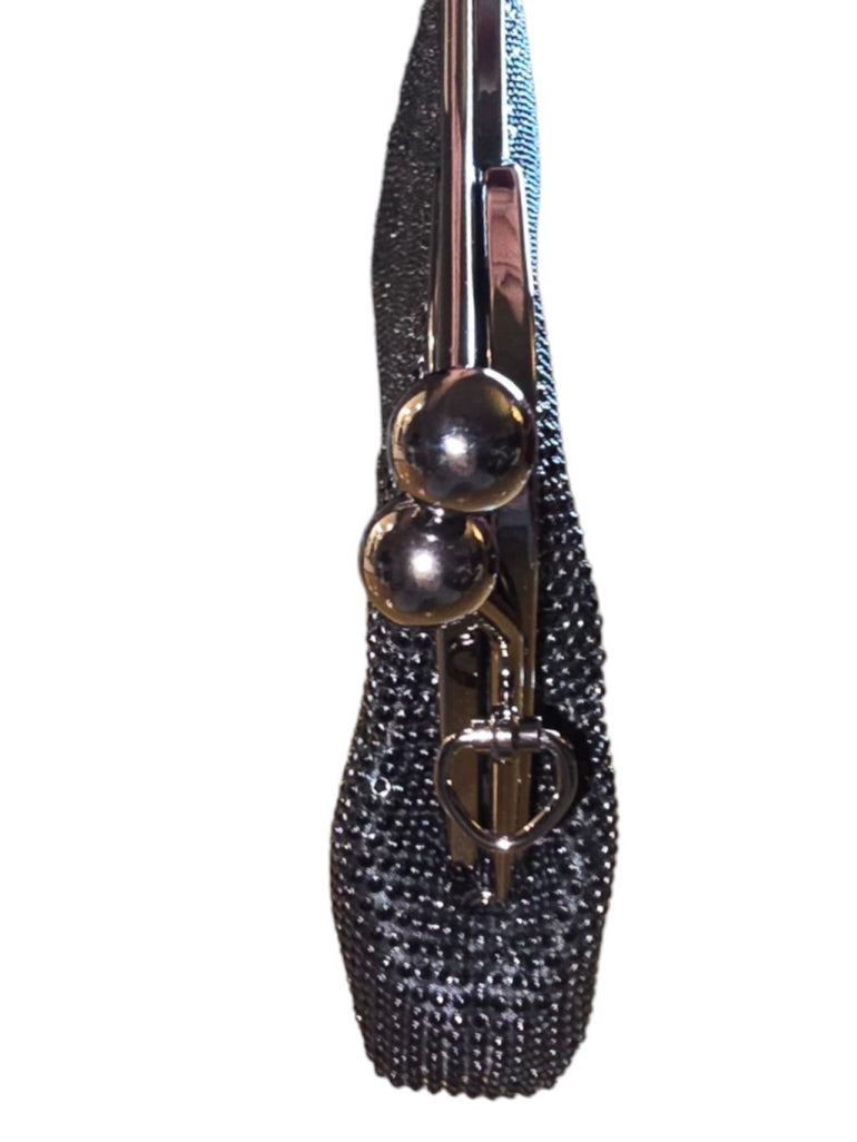 Women's Like Dreams Black Evening Clutch Rhinestone Sequince Bag