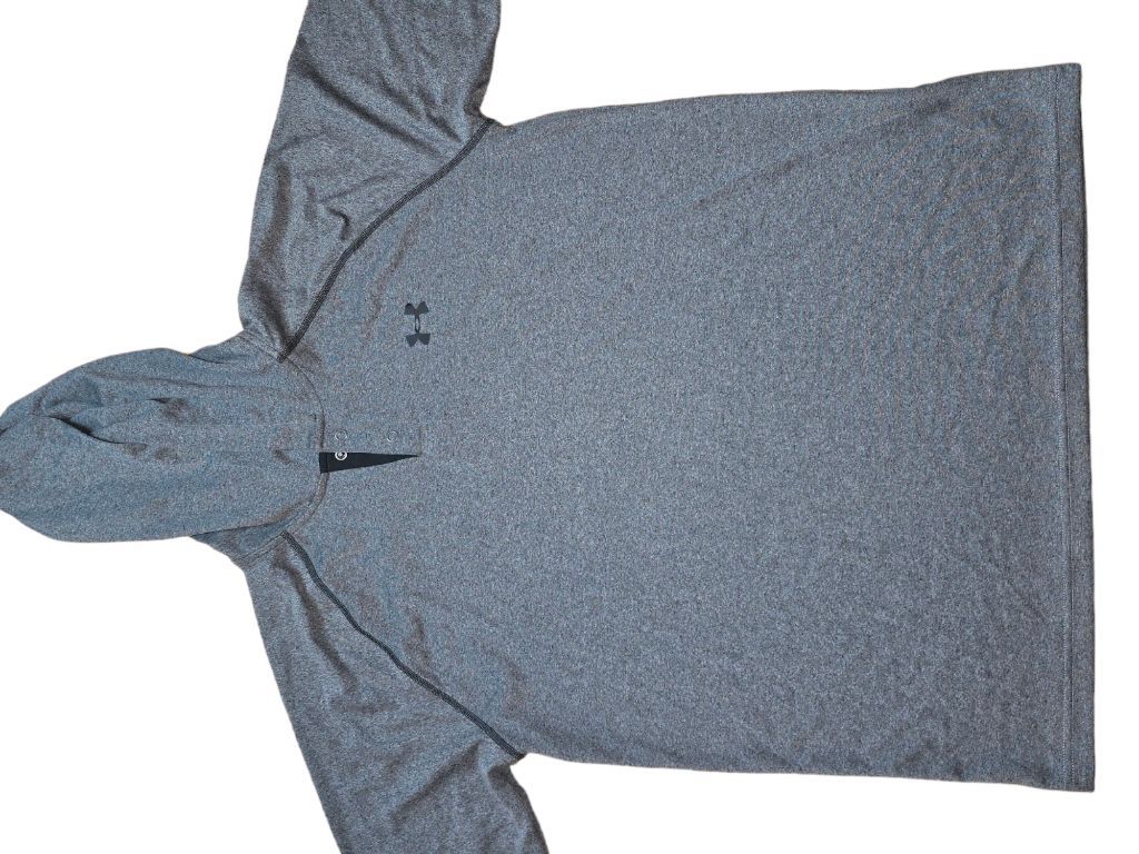 Men's Under Armour Gray Long Sleeve Pullover Hoodie Size L