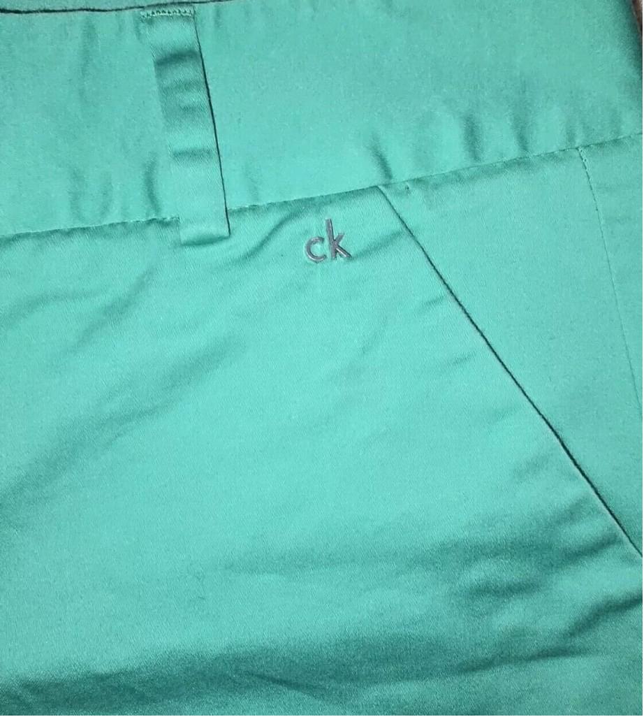 CALVIN KLEIN Shorts Turquoise Green Size 4 Cargo