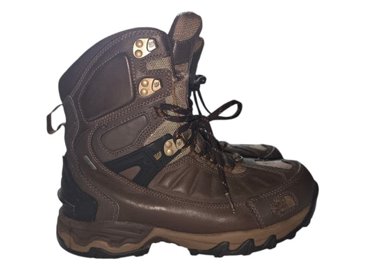 Men's The North Face Chilkat Heat Seeker Insulation Waterproof Boot Size 9 Brown